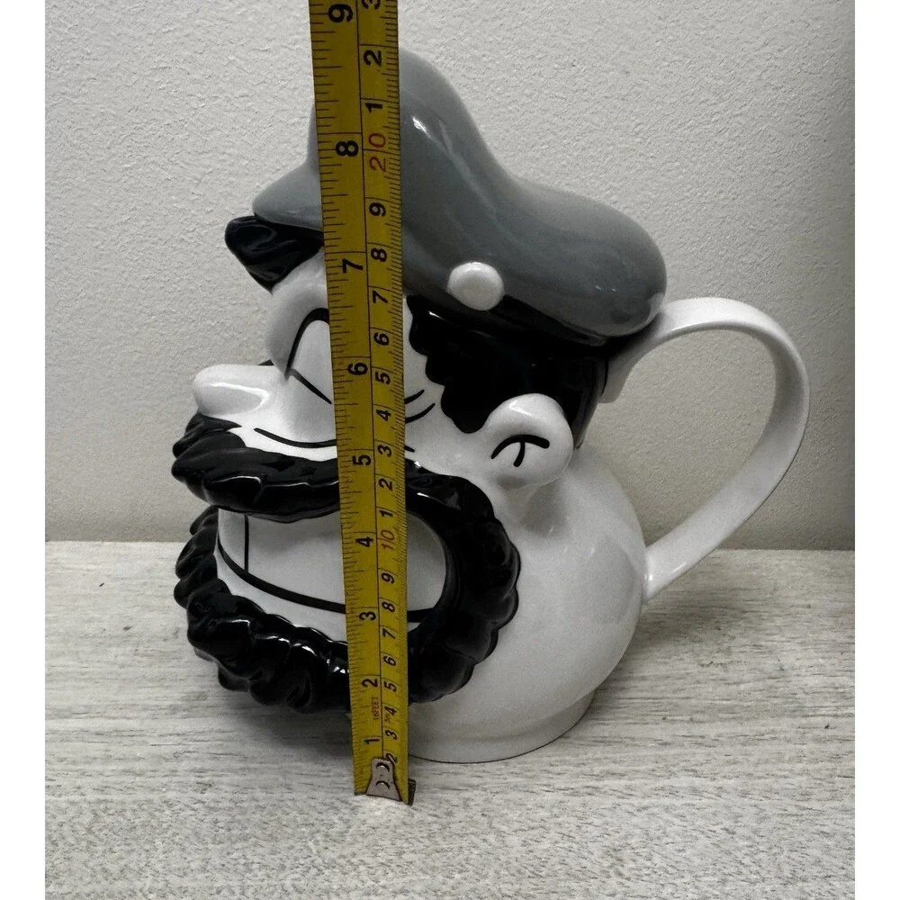 Large Paul Cardew Brutus Popeye Ceramic Teapot 2001 King Features Signed 8.5”h